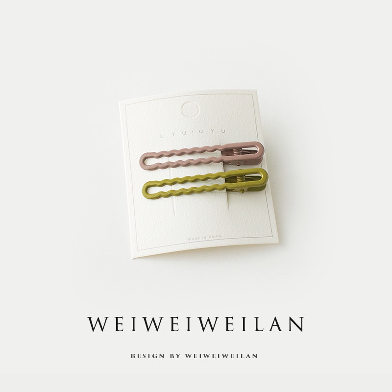 [Bộ 2] Kẹp Tóc Hàn Quốc Morandi Phụ Kiện Thời Trang Cho Nữ AB041