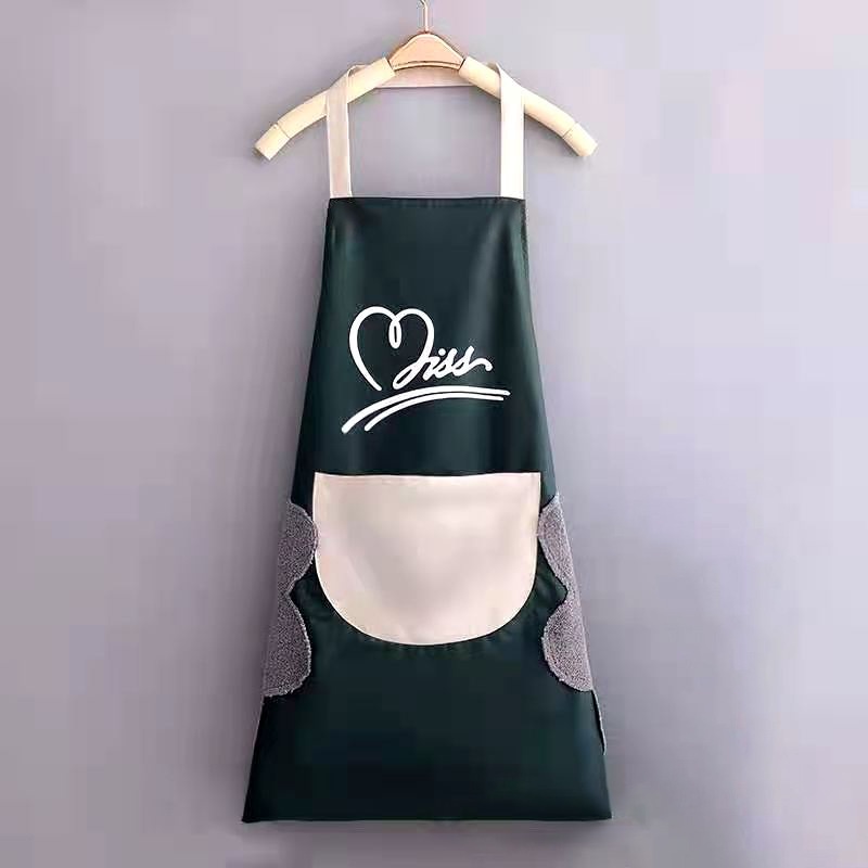 Tạp dề Cooking cao cấp vải Oxford chống thấm nước, chống bám bẩn, thời trang, có ngăn đựng môi muỗng phía trước