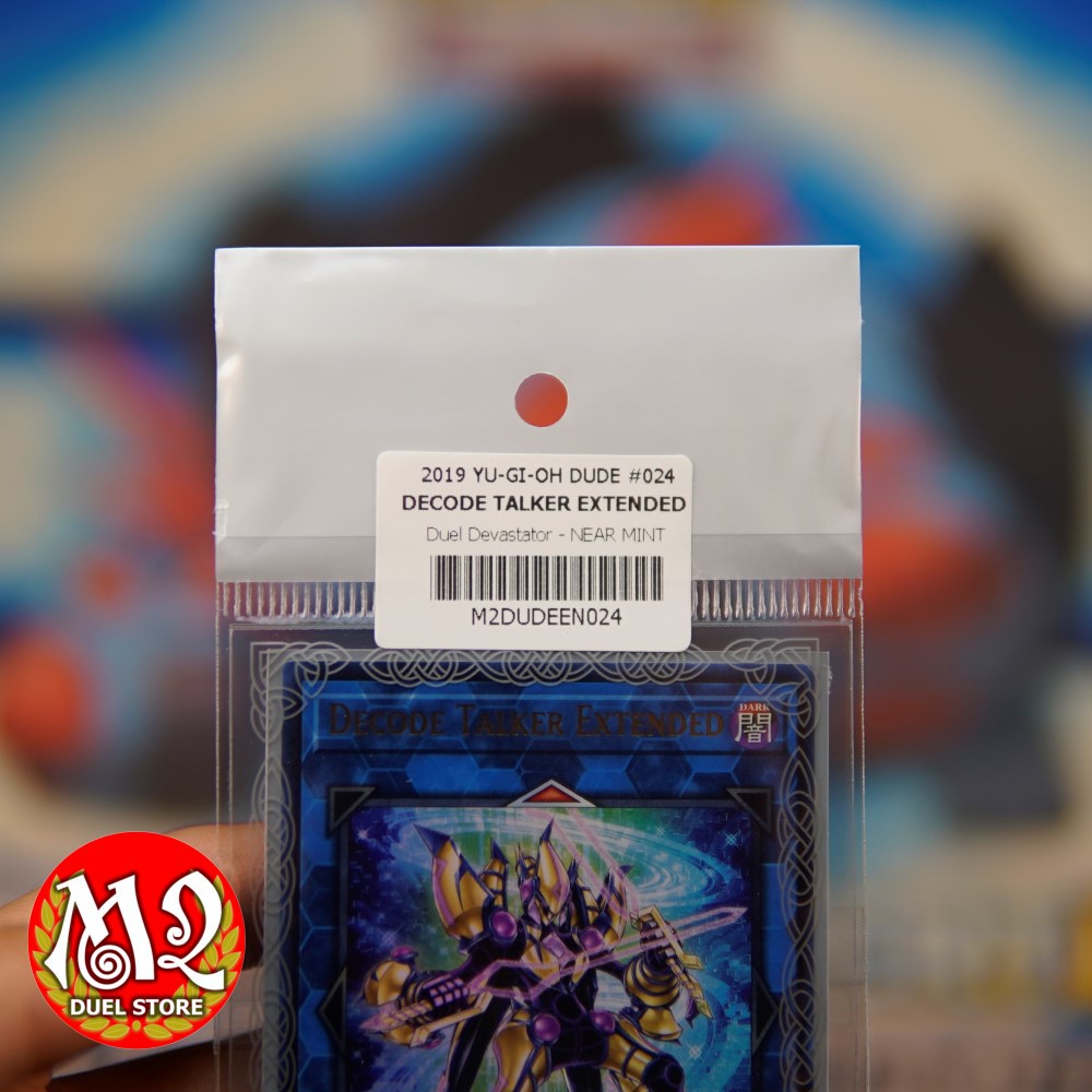 Thẻ bài yugioh DUDE-EN024Decode Talker Extended - Ultra Rare -  Bảo quản M2SCCQ-LITE