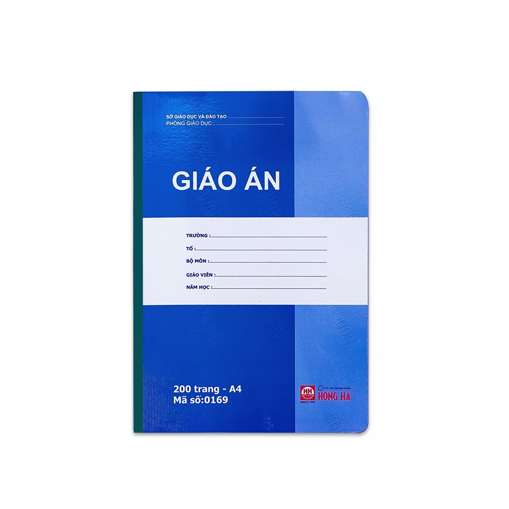 Sổ Giáo án A4 Hồng Hà 200 trang - 0169