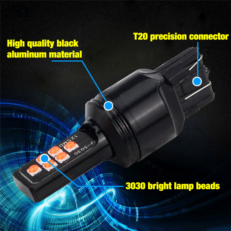 Đèn Led Tín Hiệu Dm T20 1156 1157 12 Led Ba15S 7440 7443 Cho Xe Mô Tô