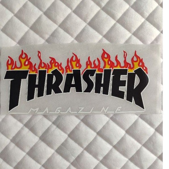 Hình dán nhiệt đủ size - thương hiệu Thrasher