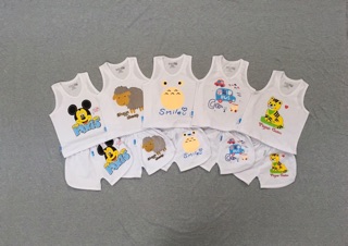 Set 5 bộ áo balo quần đui cho bé 