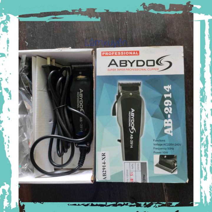 [Siêu Phẩm] Tông đơ cao cấp ABYDOS AB_2914 CHÍNH HÃNGthiết kế sang chảnh,hợp kim thép,lưỡi thép,chuyên dụng cho salon.