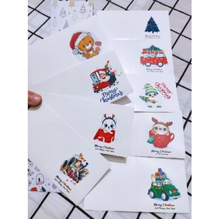 Thiệp chúc mừng Giáng sinh mini size 7×7