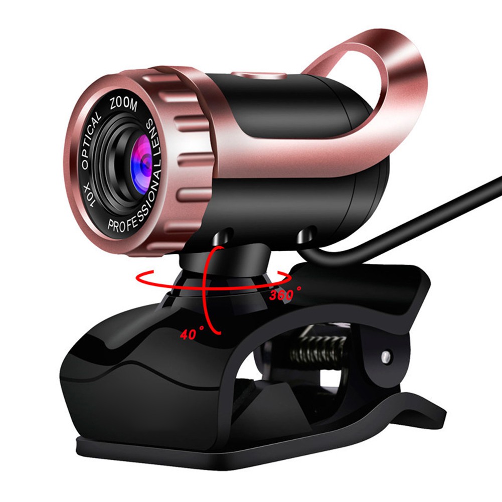 Webcam Hd Usb Kẹp Bàn Kèm Micro Cho Máy Tính / Laptop | BigBuy360 - bigbuy360.vn