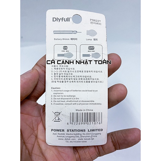 PIN PHAO CÂU CÁ DLYFULL PS622T RED (2 PIN)