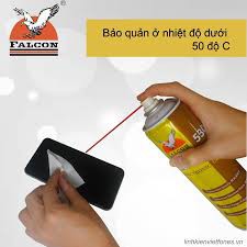 Nước tẩy rửa chính hãng Falcon 530 màn hình, keo kính, đa năng dung tích 550ml