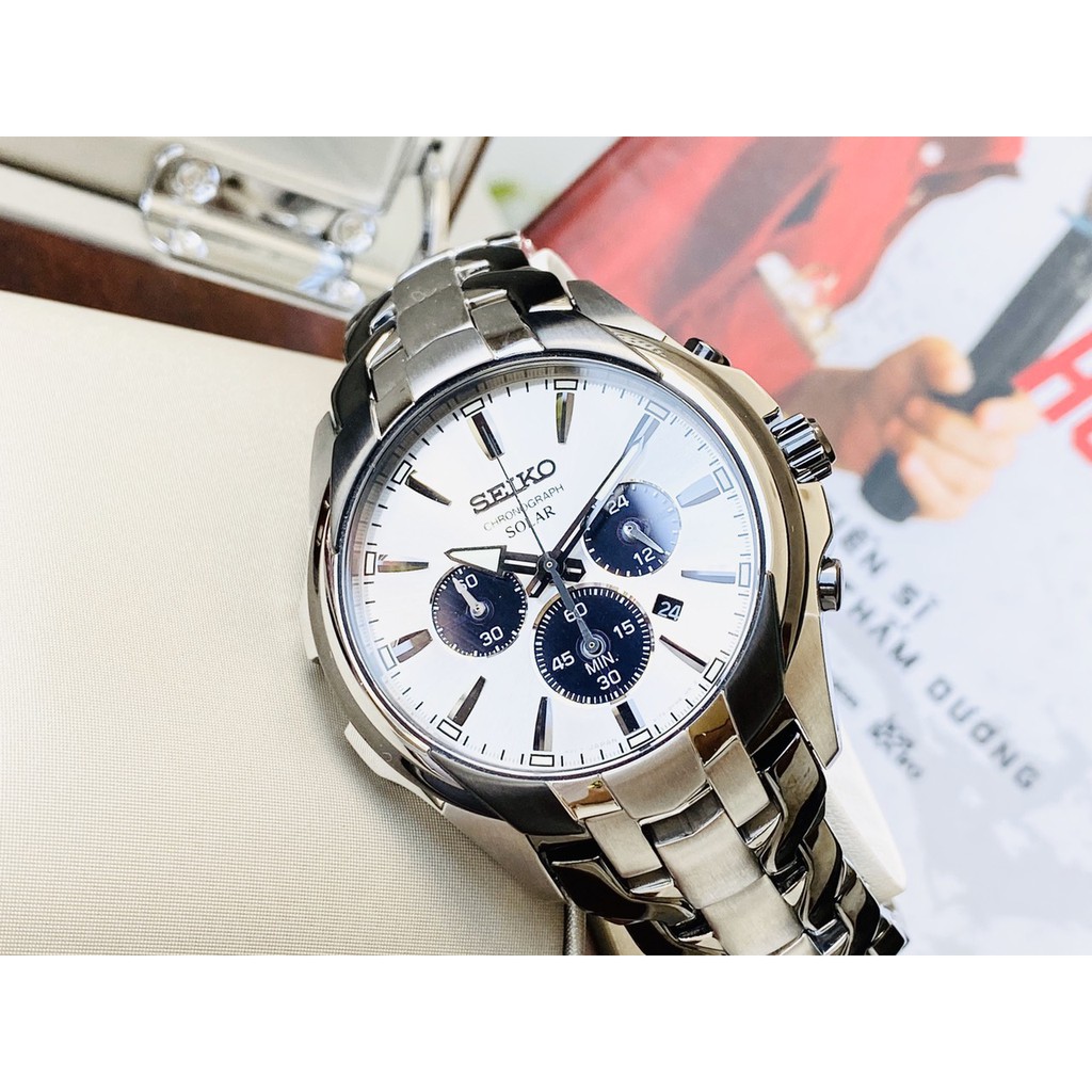 Đồng hồ nam Seiko Solar Chornograph SSC635P1 - Dòng máy độc đáo và cao cấp cùng kiểu dáng sang trọng