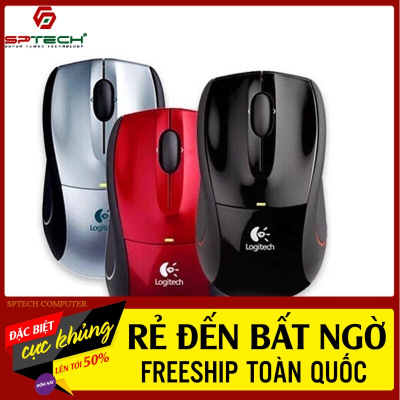 Chuột Không Dây 💎𝓕𝓡𝓔𝓔𝓢𝓗𝓘𝓟💎 Mouse Ko Dây Logitech Laser M505 (BH 6 Tháng) SPTECH COMPUTER