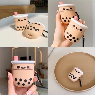 [MUA CHO ĐỦ FREESHIP] Case Airpods hình trà sữa
