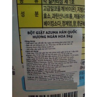 Bột giặt Azuma 5kg