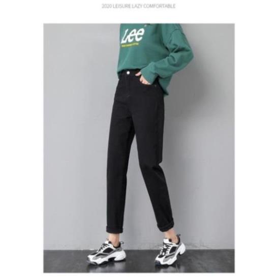 Quần bò baggy nữ quần jean đen baggy nữ quần jeans nữ lưng cao cạp cao quần nữ đẹp hot 2022 HoHaJean22 | BigBuy360 - bigbuy360.vn