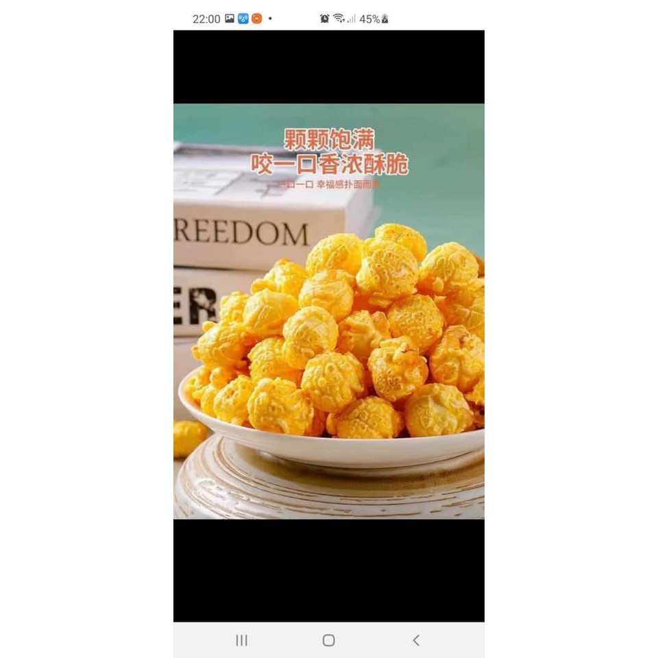 Chai bỏng ngô siêu to khổng lồ size lớn