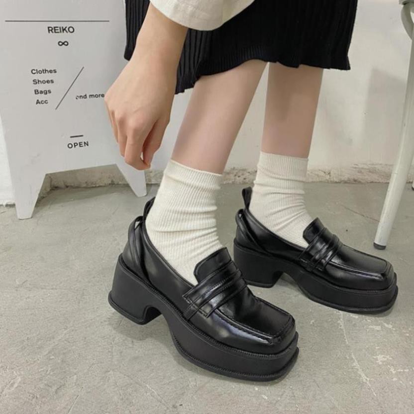 (HÀNG CÓ SẴN - FREESHIP) Giày Lolita nữ đế cao - Giày OXFORD nữ đế cao phong cách hàn quốc đế cao | BigBuy360 - bigbuy360.vn