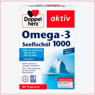 Omega3 Seefischol 1000 hộp 80 viên của Đức