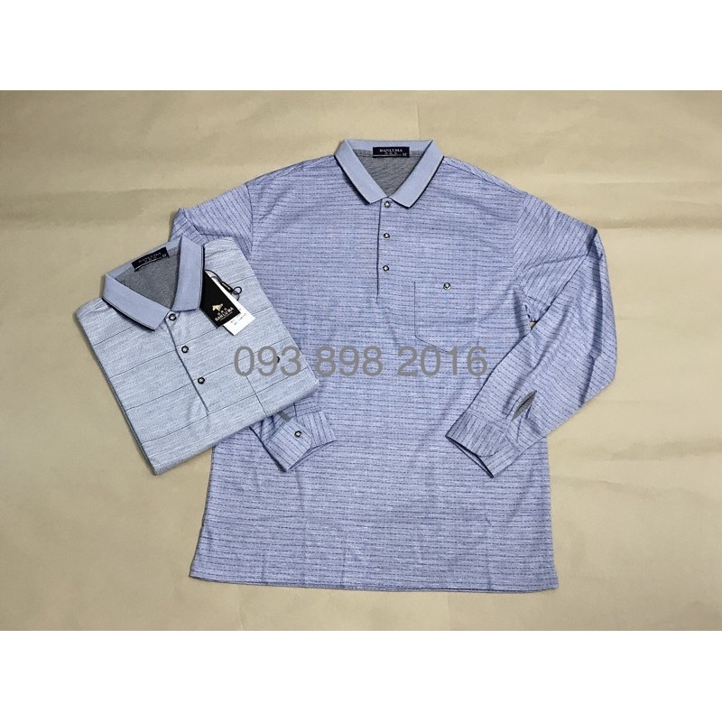 Áo Thun Cotton dài tay Nam Trung Niên nhiều mẫu hàng quảng châu