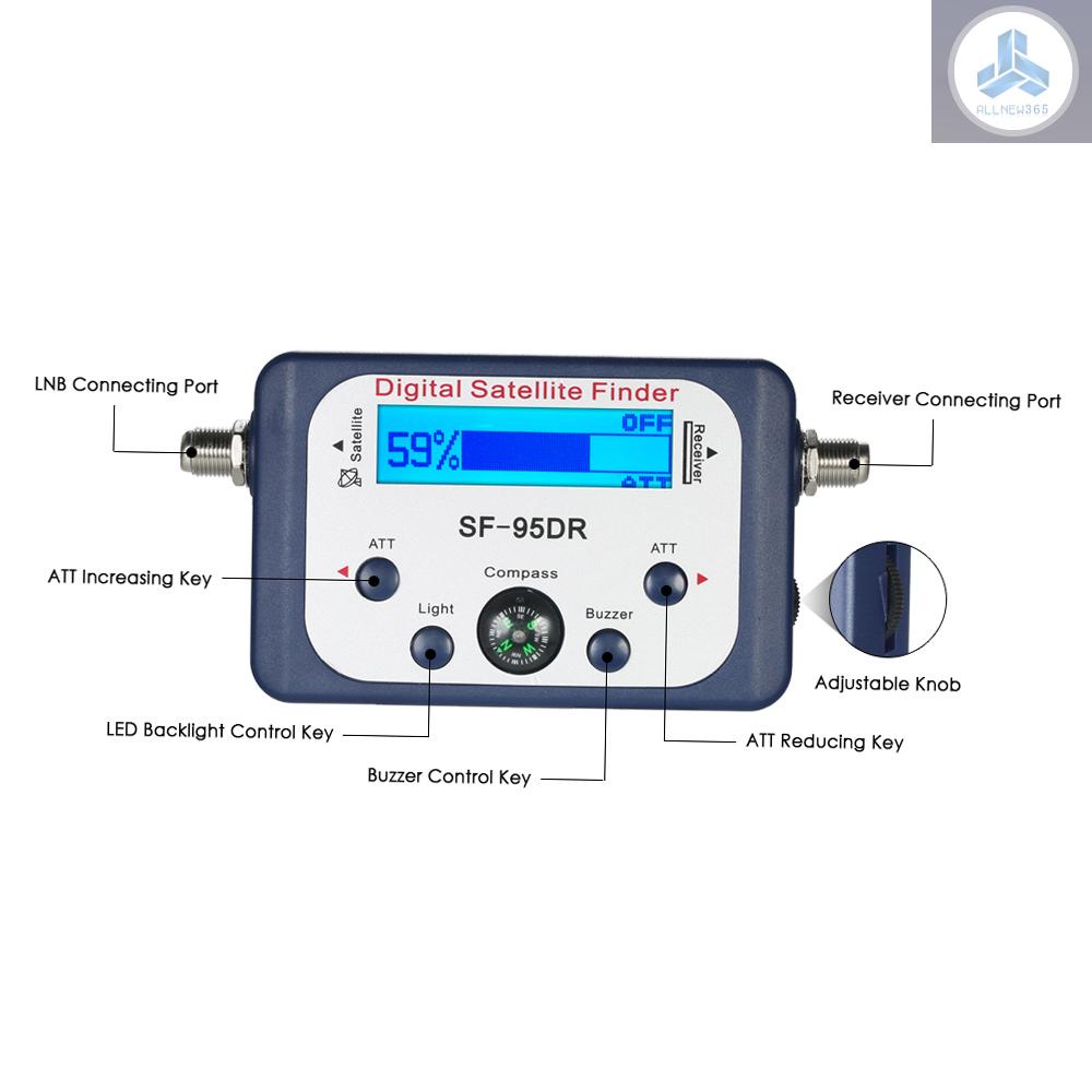 Thiết Bị Dò Sóng Vệ Tinh Kỹ Thuật Số Mini Có Màn Hình LCD VN26