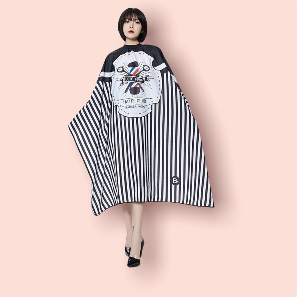 Áo Choàng Cắt Tóc Barber Khổ 160x140cm, Khăn Choàng Cắt Tóc Barber DC31