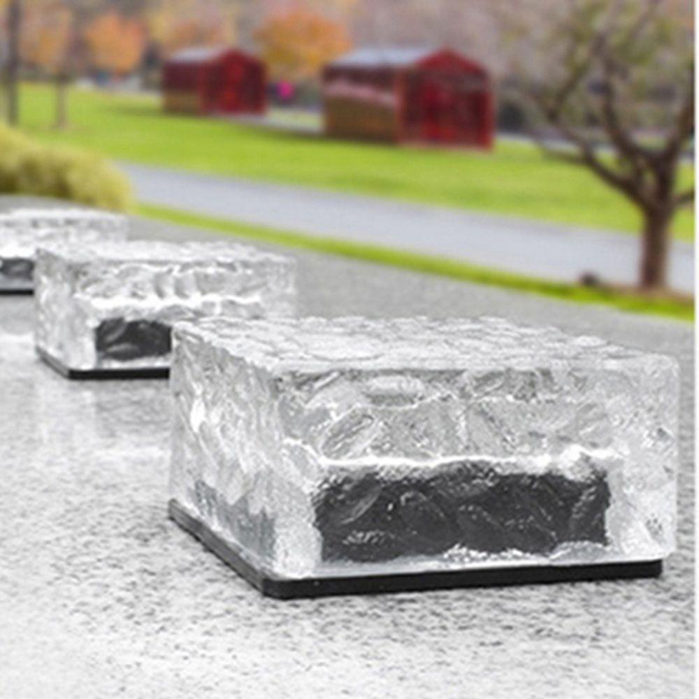 Khối Băng Đá Viên Có Đèn LED Dùng Trang Trí Sân Vườn|Đèn Ngủ Hình Khối Lập Phương Độc Đáo Sáng Tạo