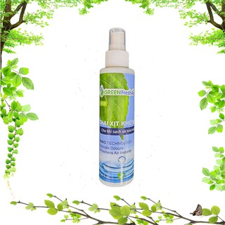 CHAI XỊT DIỆT KHUẨN, KHỬ MÙI NANO - GREEN FRESH AIR 150ml