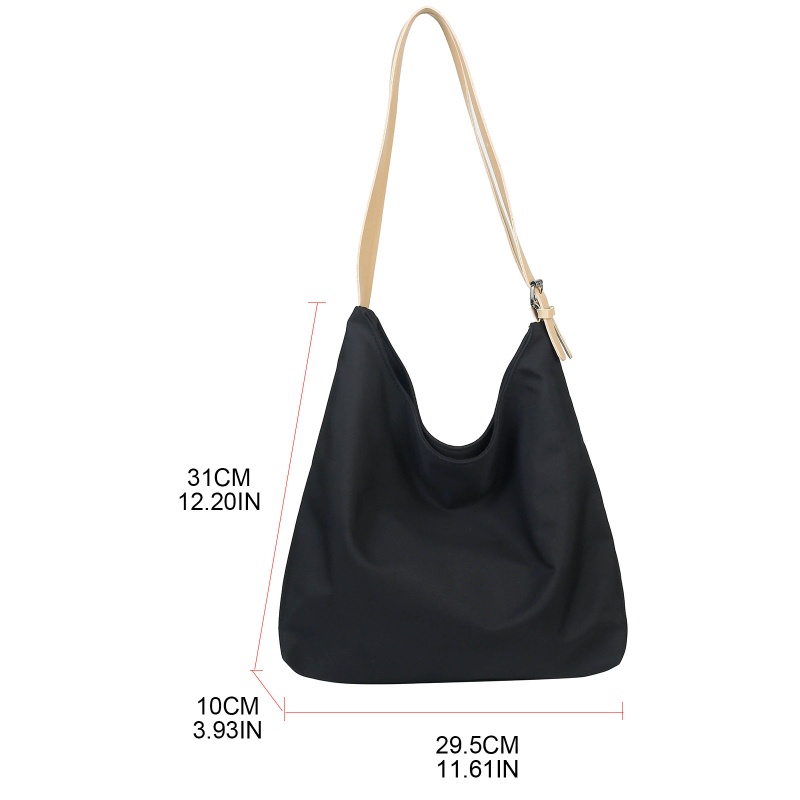 Túi Xách Đeo Vai Cỡ Lớn Bằng Nylon Mềm Cho Nữ