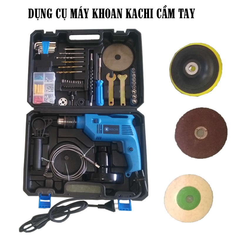 Bộ Máy Khoan Cầm Tay Đa Năng KACHI K19 | Công Suất 550W | 115 Chi Tiết | Bảo Hành Chính Hãng 12 Tháng