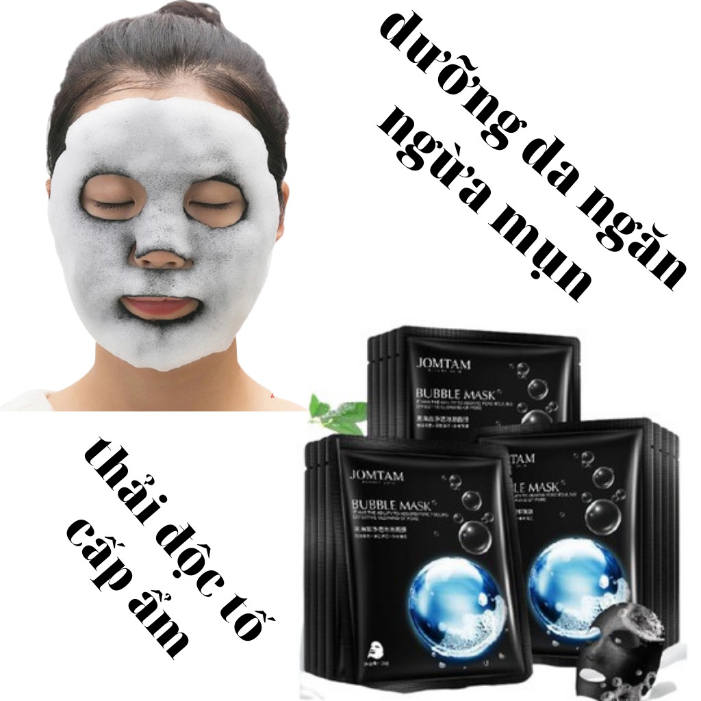 Mặt nạ sủi bọt thải độc cấp ẩm dưỡng trắng da mask JOMTAM nội địa Trung | BigBuy360 - bigbuy360.vn