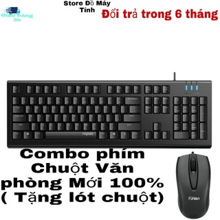 Combo phím Chuột Văn phòng Mới 100% ( tặng nót c thumbnail