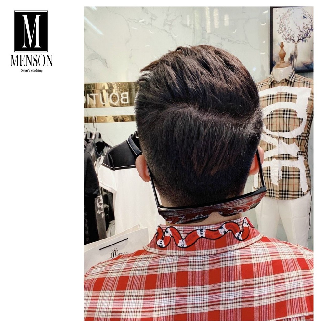 ⭐️SIÊU PHẨM⭐️Áo Sơ Mi Nam Dài Tay Kẻ Caro Chất Mát Mùa Hè - Áo Sơ Mi Nam dài tay họa tiết cao cấp MENSON M6025 | BigBuy360 - bigbuy360.vn