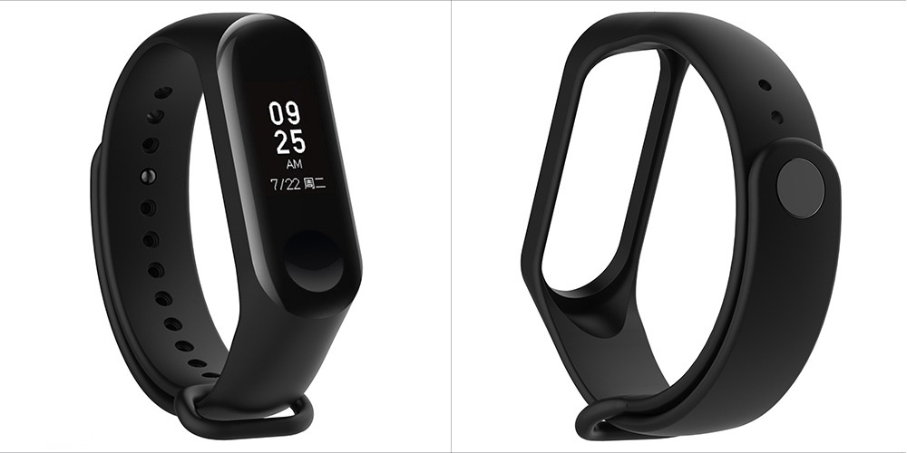 Dây Đeo Thay Thế Chất Liệu Silicon Thiết Kế Nhiều Lỗ Thời Trang Cho Xiaomi Mi Band 3