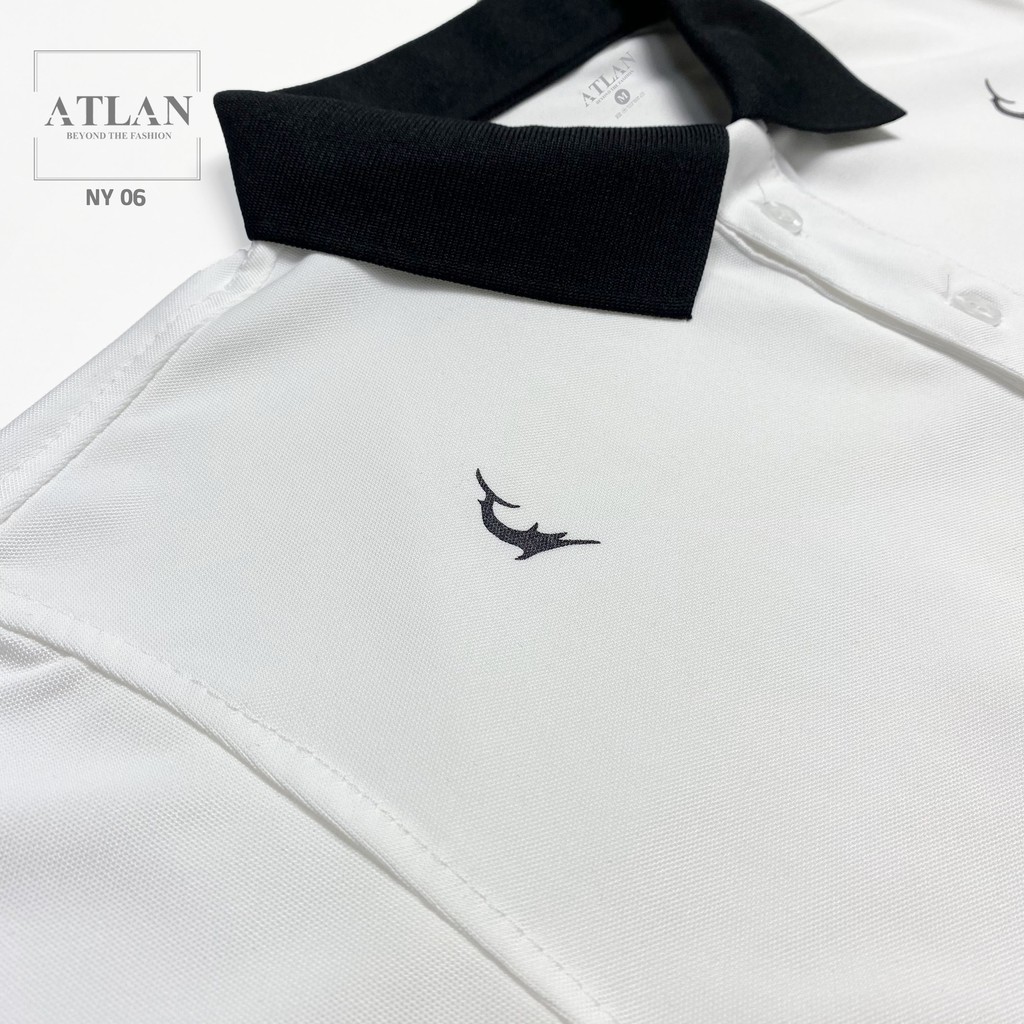 Áo Thun Nam 💖 𝘍𝘳𝘦𝘦𝘴𝘩𝘪𝘱 💖 Polo Nam In Hình Cá Heo Phối Bo Đen - NY06 | BigBuy360 - bigbuy360.vn