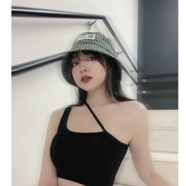 Mũ chính hãng Mikenco MONOGRAM BUCKET
