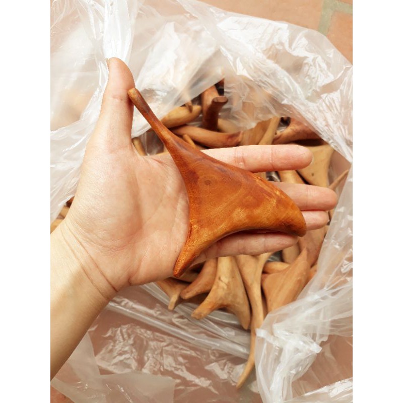 Dụng Cụ Bấm Huyệt Bằng Gỗ Kiểu Thái - Chim Én - Mẫu riêng của Mộc Ánh Dương