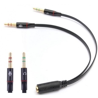 Cáp gộp Audio và Micro 3.5mm -dc2520đen.