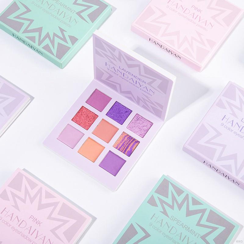 (Hàng Mới Về) Bảng Phấn Mắt Handaiyan 9 Màu Tông Lì Và Nhũ Ngọc Trai Lên Màu Nhanh Chống Nước | BigBuy360 - bigbuy360.vn