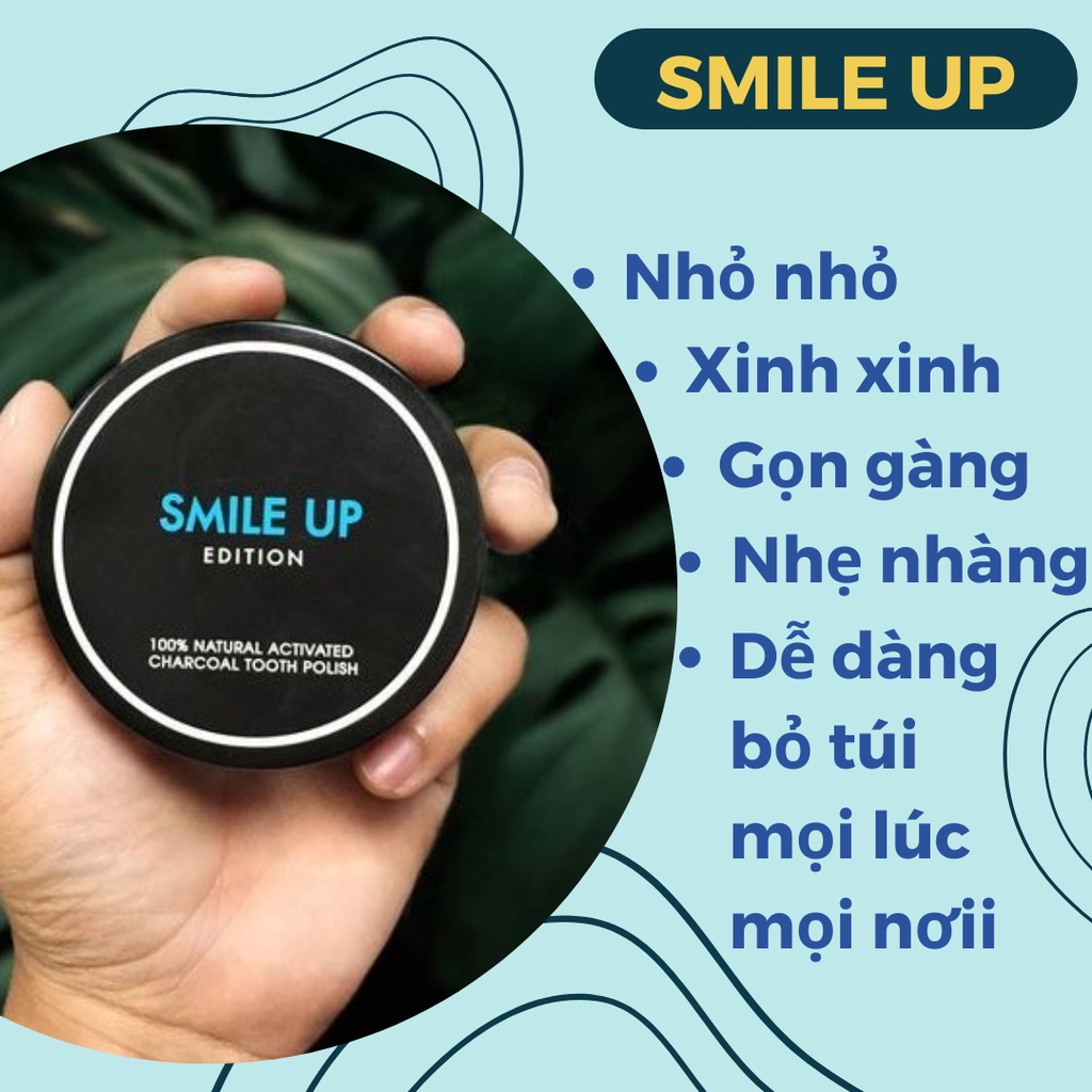 Than hoạt tính trắng răng Smile Up