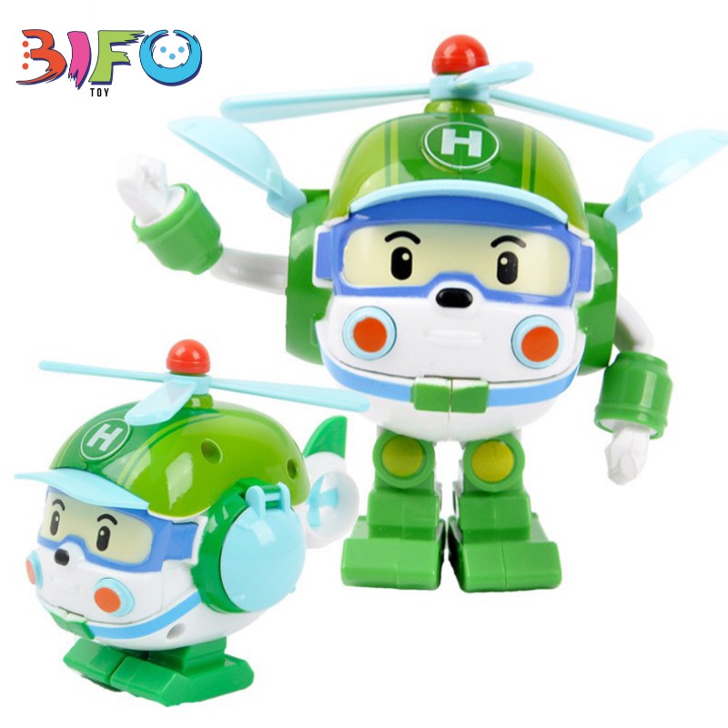 Đồ chơi biến hình biệt đội xe robocar Poli 2 trong 1 (lẻ túi rời)