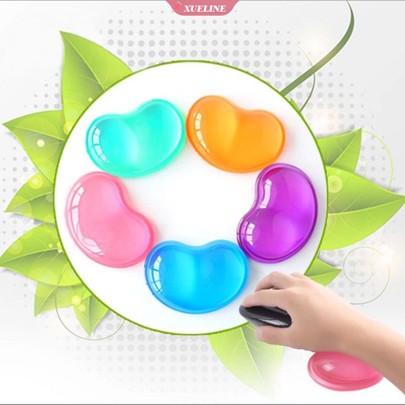 1 Miếng Lót Chuột Bằng Gel Silicone 11*7CM Hỗ Trợ Cổ Tay Cho Máy Tính Xách Tay