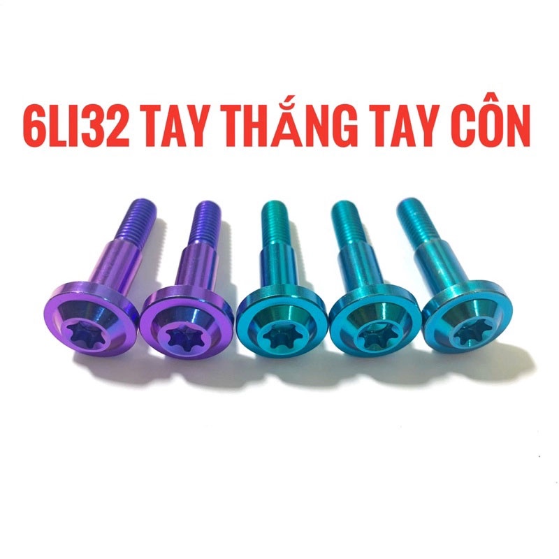 Ốc tay thắng, tay phanh titan GR5 gắn xe số, xe côn tay Wave, Sirus, Winner, Winner X, Exciter 150, Exciter 155