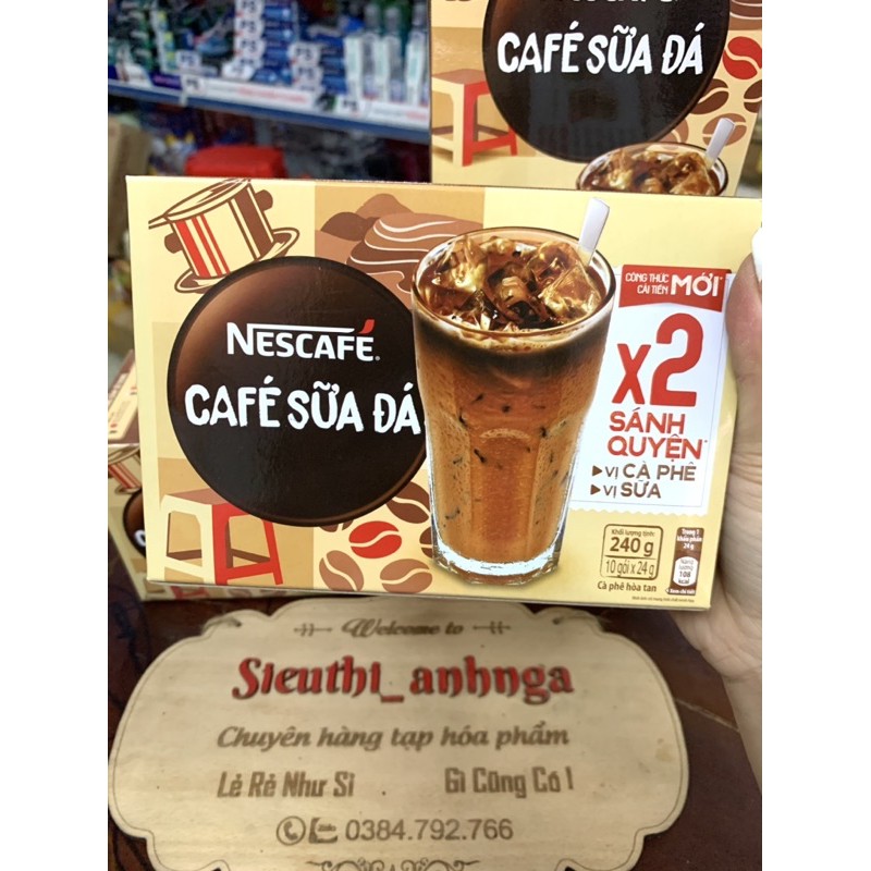 Cà Phê Sữa Đá Nescafe Hộp 240g (10 gói) | BigBuy360 - bigbuy360.vn