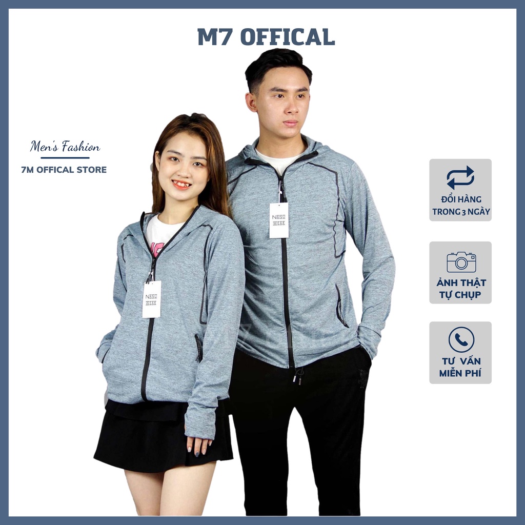 Áo Chống Nắng Nam M7 Vải Kim Cương Sợi Tre Chống Tia UV Thoáng Mát