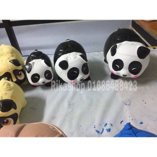 Heo đất handmade Gấu trúc