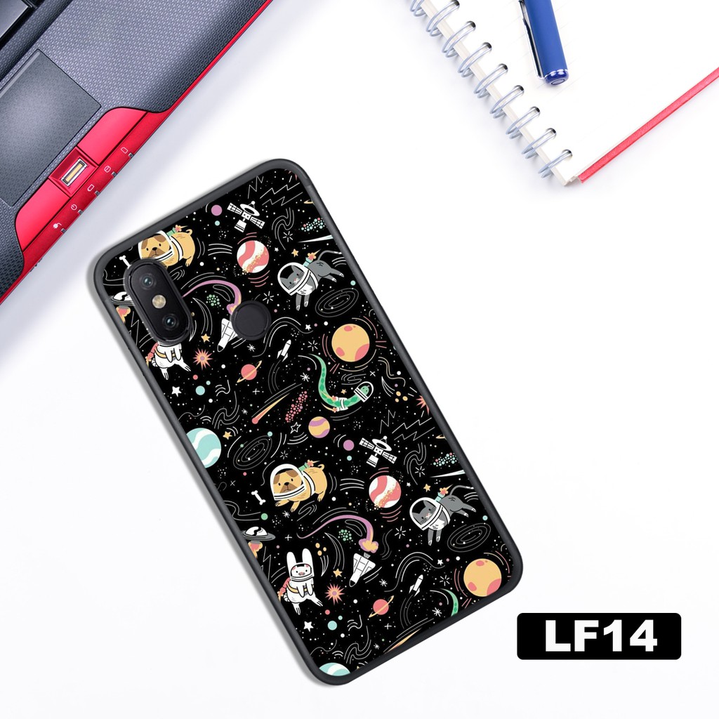 ỐP LƯNG XIAOMI MI A2/MI 6X - MI A2 LITE/REDMI 6 PRO  IN HÌNH VŨ TRỤ-GẤU WE BARE BEAR CHẤT LƯỢNG