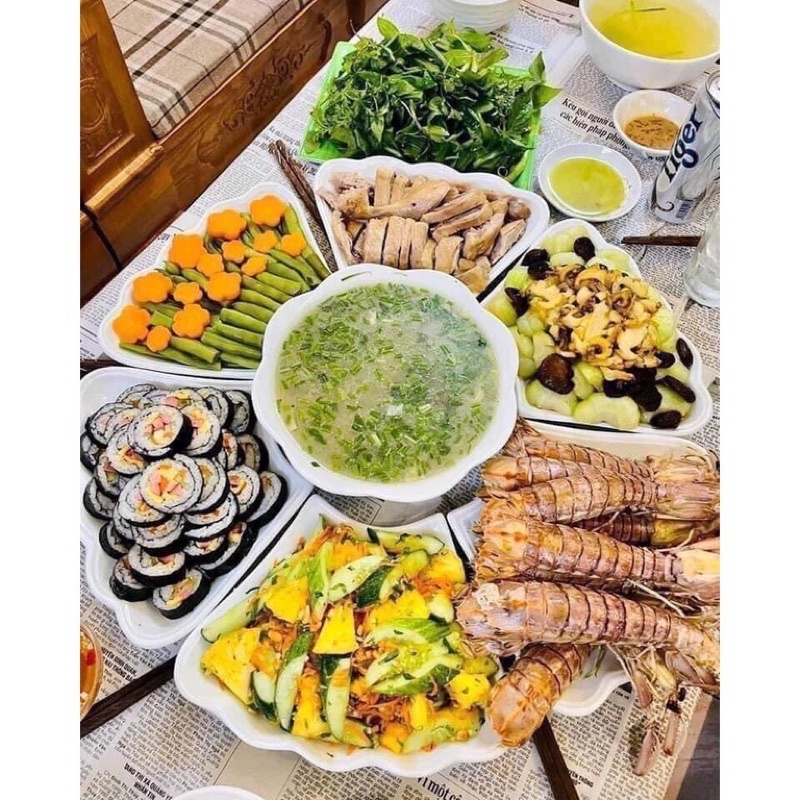 ❌ XẢ LẤY TƯƠNG TÁC❌ Bộ 6 đĩa 1 bát hoa mặt trời, gốm sứ Minh Châu cao cấp