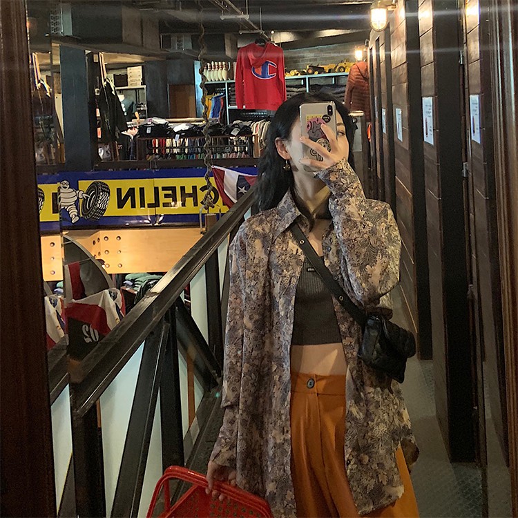 Xiaozhainv Áo Camisole Form Ôm Họa Tiết Thêu Hình Chữ Cái