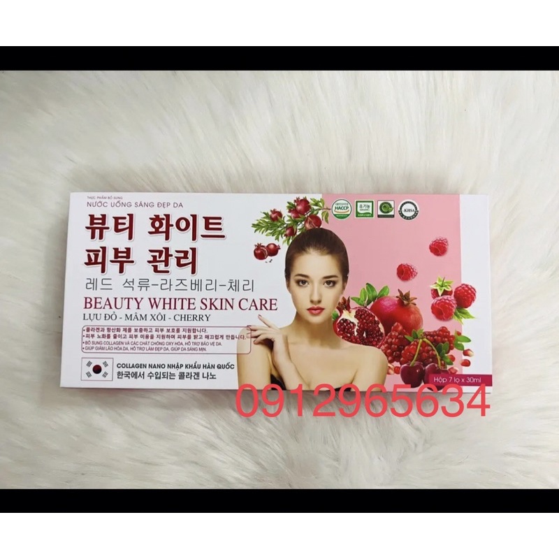 Nước uống trắng da Collagen nano beauty white skin care hỗ trợ làm đẹp mỗi ngày