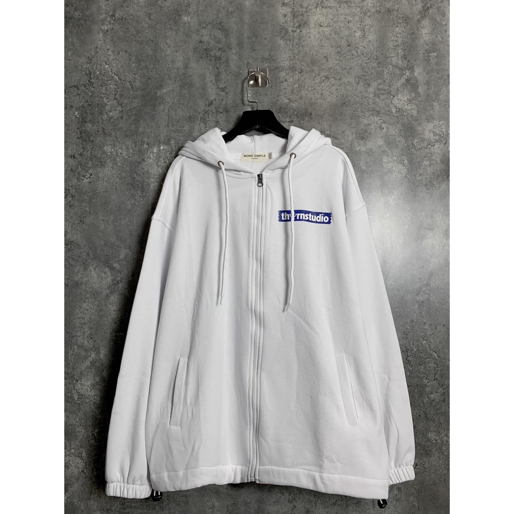 ÁO KHOÁC NỈ IN HÌNH FORM RỘNG UNISEX NAM NỮ