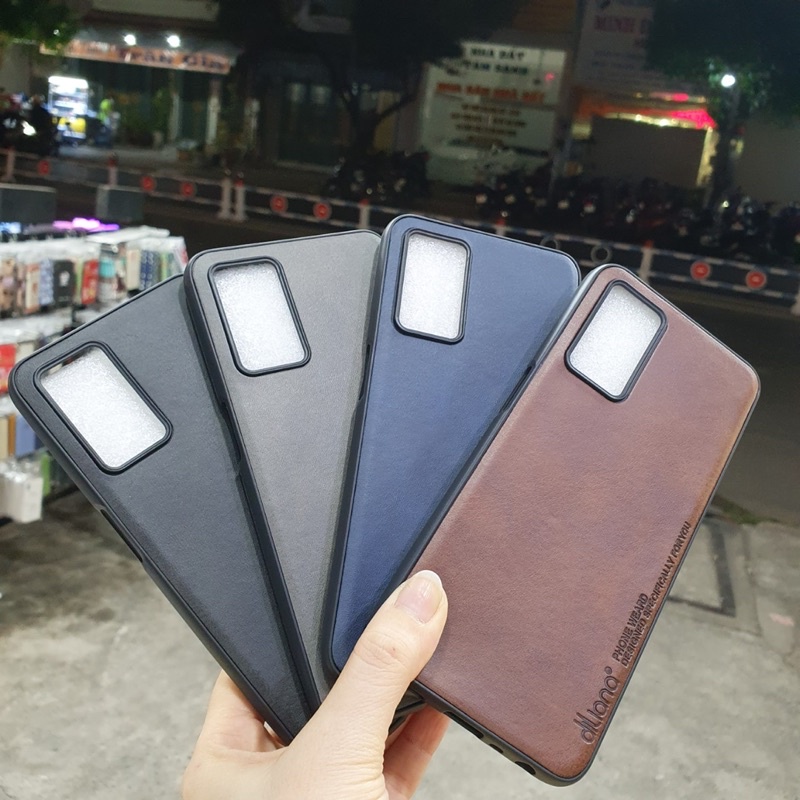 Ốp lưng oppo A55 5G /Oppo A56 / Oppo A16 5G /A53S 5G dẻo đen lưng kiểu da