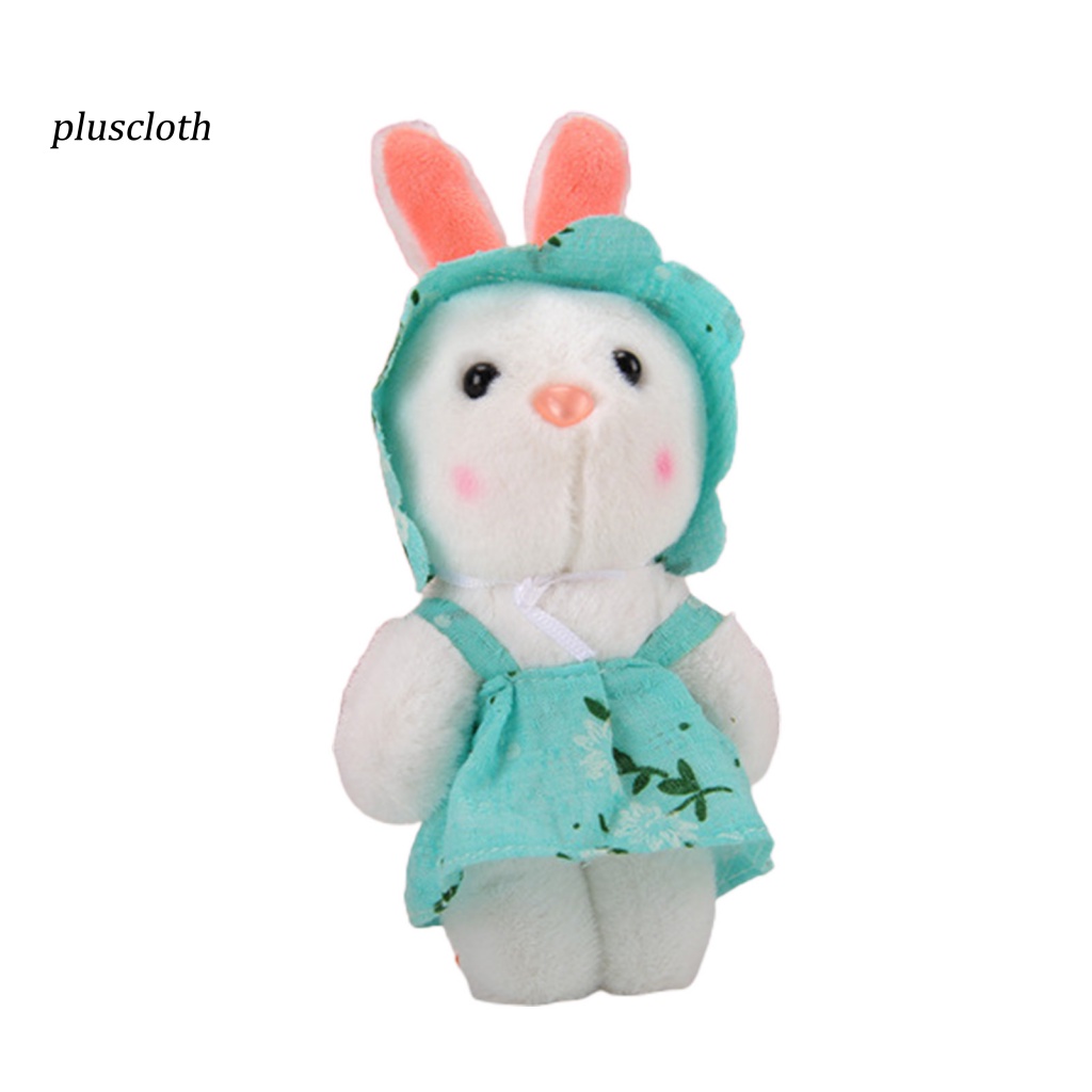 Móc Khóa Hình Thỏ Nhồi Bông Dễ Thương